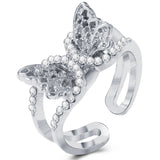 2022 New Korean Style Flower Rings for Women Punk Trendy Vintage Plum Blossom Ring Small Daisy Flower Rings Party Couple Rings daiiibabyyy