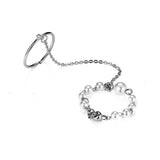 Punk Style One-piece Butterfly One-piece Chain Open Ring Hip Hop Disco Party Adjustable Gold Ring Ladies Fashion Jewelry Gifts daiiibabyyy