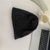 Winter New Face Female Net Red Ear Protection Baotou Cap Retro Knitted Hat for Women Big Head Circumference Sexy and Elegant daiiibabyyy