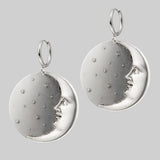 Lost Lady Moon Crescent Hoop Earrings Fashion Trend Women's Earrings With alloy Jewelry Wholesale Direct Sales daiiibabyyy