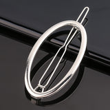 Chic Metal Geometric Hair Clip Round Triangle Barrettes Hairpin Barrette Hair Claws Women Girls Fashion Hair Accessories Gifts daiiibabyyy