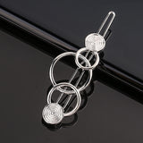 Chic Metal Geometric Hair Clip Round Triangle Barrettes Hairpin Barrette Hair Claws Women Girls Fashion Hair Accessories Gifts daiiibabyyy