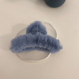 Fashionable Hair Clip Simplicity Plush Catch Clips Shark Clips Catch The Back Of The Head Hair Catch Shark Clip Hair Accessories daiiibabyyy