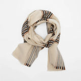 Oversized Classic Check Shawl Tan Thick and Thin Striped Scarf Women Luxury Winter Women Scarves Increase Fashion Check Scarf daiiibabyyy