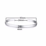 Daiiibabyyy Bangle Bracelet Men, Cuff Bracelets, Stainless Steel Bracelet, Dainty Brazalets, Minimalist Bracelet Jewelry, Cuffs Bangles