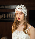 Women Flowers Lace Beanie Cap Female Spring Summer Korean Sweet Lovely Skullies Hat Girl Leisure All-match Beanies Hats H6768 daiiibabyyy