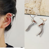 2022 New Fashion Elves Ear Cuffs Siliver Ear Cuff Clip Earrings for Women Earcuff No Piercing Fake Cartilage Earrings Jewelry daiiibabyyy