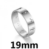 Trend Silver Color Alloy Rhinestone Cross Ring Geometric Heart Adjustable Open Rings For Women Fashion Jewelry Gift Dropshipping daiiibabyyy