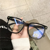 Daiiibabyyy Square Anti Blue Light Glasses Women Computer Gaming Men Blocking Blue-ray Lunettes De Sol Clear Eye glasses Spectacles Frames