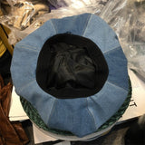 Daiiibabyyy Oversized Fashionable Beret Women European And American Retro Wild Cowboy Stitching Street Cloud Hat