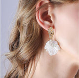 2021 New Fashion Simple Earrings For Women Exaggerated Wild Stone Geometric Shapes Marble Jewelry Gifts Banquet Girls daiiibabyyy