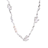 Cool Style Girl Titanium Steel Necklace For Women Design Sense Hip-Hop Personality Clavicle Chain Senior Sweater Chain Jewelry daiiibabyyy