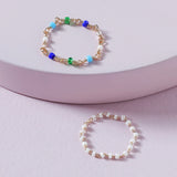 Korean Fashion Cute Heart Enamel Ring for Women Dripping Oil Color Contrast Opening Heart Rings Girl Party Jewelry 2021 New daiiibabyyy