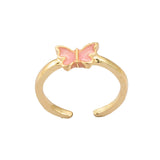 Lost Lady New Fashion Trend Butterfly Ladies Ring With The Same Birthday Gift Alloy Jewelry Wholesale Direct Sales daiiibabyyy