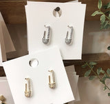 Earrings for Women Korean Fashion Crystal Pin Women Stud Earrings Jewelry Wholesale daiiibabyyy