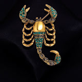 Exquisite Creative Design Scorpion Brooch Vintage Animal Alloy Pin Brooches Men Women Children's Holiday Gift daiiibabyyy