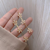 Alloy Earrings for Women Fashion Long retro Tassel Jewelry Pearl Earrings Jewelry accessories Wholesale daiiibabyyy