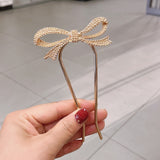 Daiiibabyyy  New U Shape Hair Clips Bobby Pins for Women Girls Bride Hair Styling Accessories Black Hairpins Metal Barrettes Bun Maker daiiibabyyy