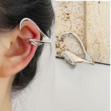 2022 New Fashion Elves Ear Cuffs Siliver Ear Cuff Clip Earrings for Women Earcuff No Piercing Fake Cartilage Earrings Jewelry daiiibabyyy