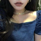 Necklace Ring Earrings for Women Letter Wheat Retro Crystal Jewelry Wing Tassel Earrings Earrings Jewelry Wholesale daiiibabyyy