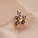 Trendy Exaggerate Crystal Zircon Flower Geometric Index Finger Rings For Women Wedding Party Jewelry Open Adjustable Rings Gift daiiibabyyy