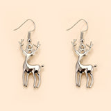New Stylish Crystal Christmas Elk Stud Earrings For Women Fashion Zircon Deer Earring Girl New Year Party Jewelry Christmas Gift daiiibabyyy