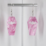 Lost Lady New Fashion Bat Earrings With The Same Paragraph Acrylic Ladies Earrings Alloy Jewelry Wholesale Direct Sales daiiibabyyy