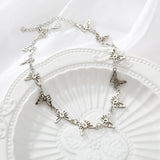 Vintage Multilayer Pendant  Butterfly Necklace for Women Moon  Charm Choker Pendant Necklaces Boho Fashion Jewelry Gift daiiibabyyy