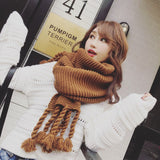 Oversize Winter Scarf for Women Wool Scarves Soft Warm Handmade Winter Poncho Black Men's Cashmere Scarfs Female Shawl Pashmina