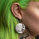 Lost Lady Moon Crescent Hoop Earrings Fashion Trend Women's Earrings With alloy Jewelry Wholesale Direct Sales daiiibabyyy