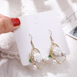 2022 new fashion retro flower series earrings jewelry, creative lovely woman foe earrings Korea jewelry wholesale party gifts daiiibabyyy