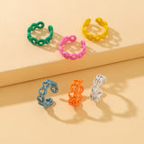 Lost Lady New Fashion Smiley Face Hollow Ladies Ring Opening Adjustable Trend Alloy Jewelry Wholesale Direct Sales daiiibabyyy