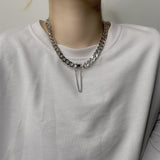 Necklace for Women Solid U-shaped Chain Horseshoe Chain Couple Chain Necklace Jewelry Wholesale Boho Jewelry Collar daiiibabyyy