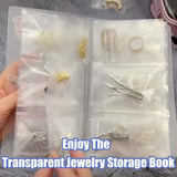 Transparent Anti Oxidation Jewelry Storage Book Gifts Jewelry Zip-lock Bag Reclosable Necklace Bags  Portable Earring Holders daiiibabyyy