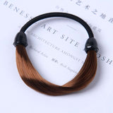 Daiiibabyyy Women girl's  Wig hair Elastic Rubber Bands Rope Scrunchies Hair Ties Headdress Acsesorios para el cabello for Women girls