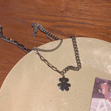 Necklace for Women Geometric Multilayer Chain Cute Bear Necklace Fashion Clavicle Chain Jewelry Accessories Wholesale daiiibabyyy