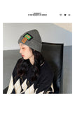 2022 New Beanies Women Fashion Knitted Hat Girls Female Beanie Cap Winter Hats for Women daiiibabyyy