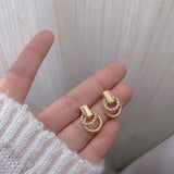 2021 New Temperament Fashion Earrings For Women Luxurious Simulation Pearl Retro Ins Earrings Exquisite Trend Jewelry Gift Party daiiibabyyy