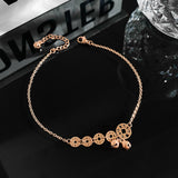 Classic Coin Bell Pendant Titanium Steel Gold Anklet For Woman Fashion Korean Ankle Jewelry Girl's Sexy Swimsuit Party Anklet daiiibabyyy