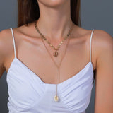 Multi-layer Shell Pendant Necklace for Women Choker Goth Aesthetic Boho Vintage Collier Femme Fashion Summer Jewelry Goth daiiibabyyy