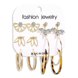 Fashion Gold Hoop Earrings Set Women Pearl Hoop Earrings Oversize Metal Circle Punk Earring 2022 Female Fashion Jewelry Dangler daiiibabyyy