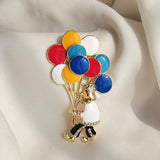 European circus clown enamel brooch vintage corsage coat pin daiiibabyyy