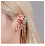 New Ear Cuff Flowers Non-Piercing Ear Clips Fake Cartilage Earring Jewelry for Women Men Wholesale Gifts Clip on Earrings daiiibabyyy