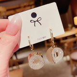 Fashion Crystal Butterfly Clip On Earring Pearl Bead Ear Cuff Long Tassels Charm Hollow Earrings For Women Clip Jewelry Gifts daiiibabyyy