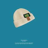 2022 New Beanies Women Fashion Knitted Hat Girls Female Beanie Cap Winter Hats for Women daiiibabyyy