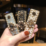Hair Clip Hairpin For Girl  Floral Pearl Fabric Korean Handmade Fashion Head Accessories Mujer Wholesale daiiibabyyy