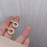 2021 New Temperament Fashion Earrings For Women Luxurious Simulation Pearl Retro Ins Earrings Exquisite Trend Jewelry Gift Party daiiibabyyy