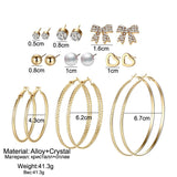 New Vintage Round Marble Opal Stone Big Stud Earrings Women Fashion Temperament Gold Ear Stud Circle Pearls Stone Jewelry daiiibabyyy