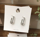 Earrings for Women Korean Fashion Crystal Pin Women Stud Earrings Jewelry Wholesale daiiibabyyy