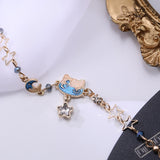 Cute cat creative bracelet, Star, moon matching bracelet for fashionable women, friend gift, 2022 new daiiibabyyy
